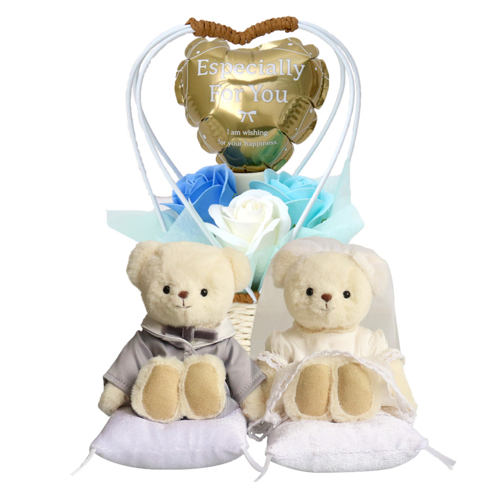 結婚式を彩るウェルカムベア｜新郎新婦への結婚祝いギフト