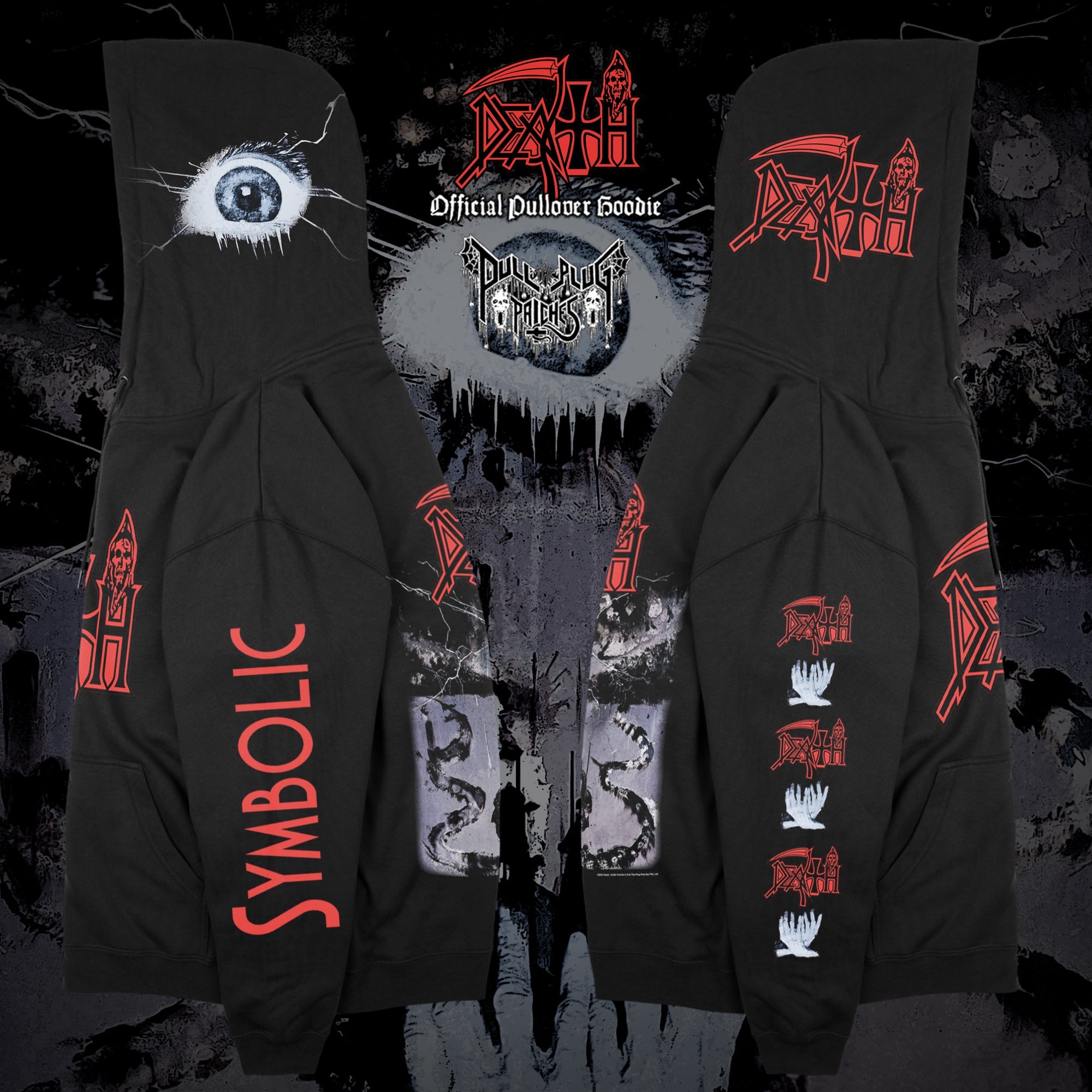 Death - Symbolic - Deluxe Pullover Hoodie – Pull The Plug Patches