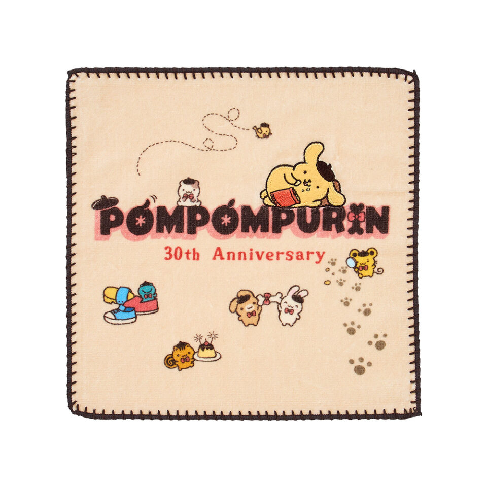 POMPOMPURIN 30th Anniversary タオル(ロゴ)｜サンリオピューロランド