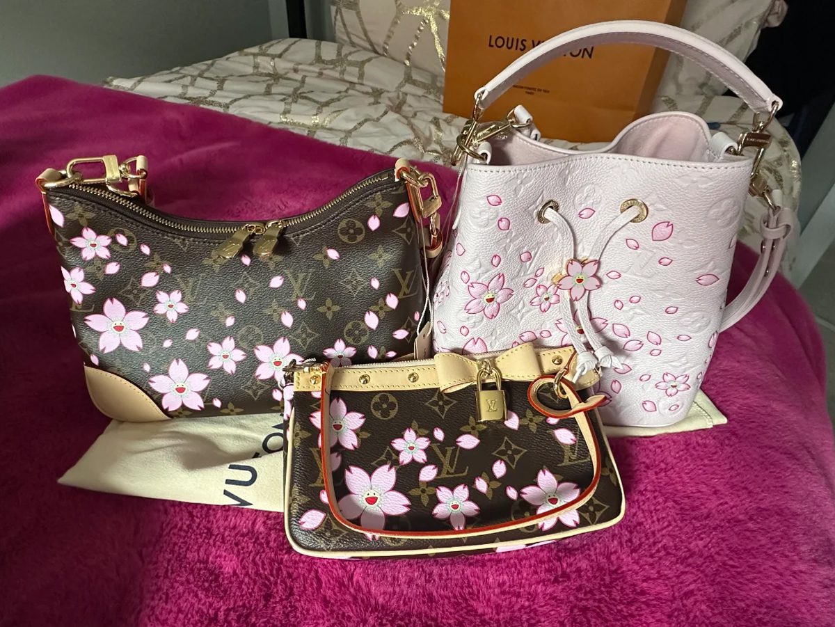 Our Favorite Louis Vuitton x Murakami Cherry Blossom Hauls Shared