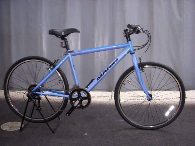 クロモリWバテッドのMarin(マリン)Muirwoods(ミュアウッズ)で試乗しま