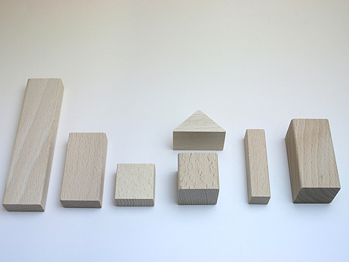 木のおもちゃ カルテット / フレーベル積木 小｜デュシマ社 正規品