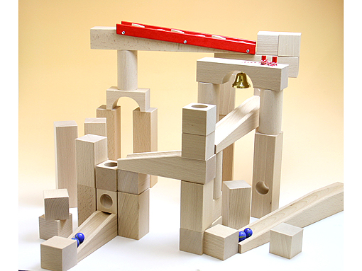 木のおもちゃ カルテット / HABA 玉の道 組み立てクーゲルバーン｜ハバ