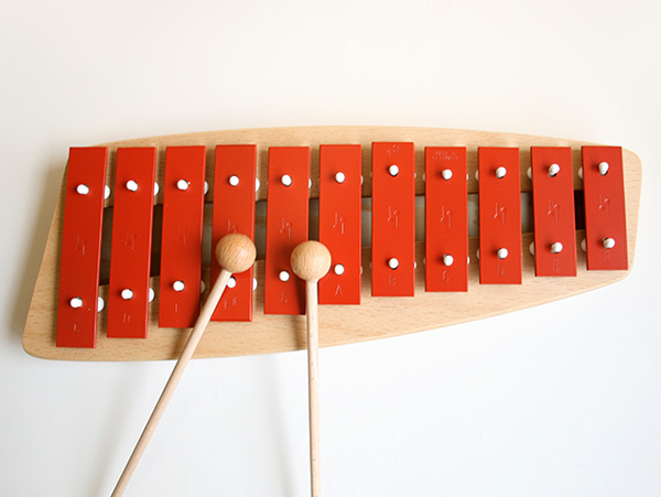 木のおもちゃ カルテット / メタルフォン NG10｜ドイツ・ゾノア社 鉄琴
