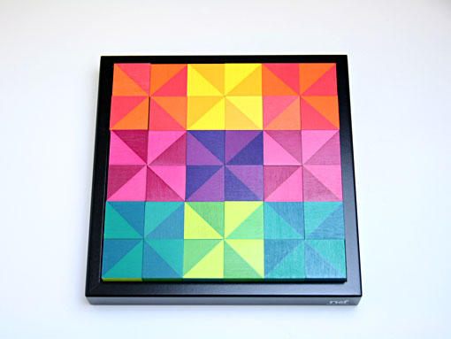 木のおもちゃ カルテット / ネフ社/naef キーナーモザイク(小