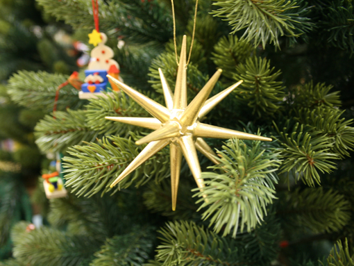 木のおもちゃ カルテット / 金の星オーナメントセット｜アルビン