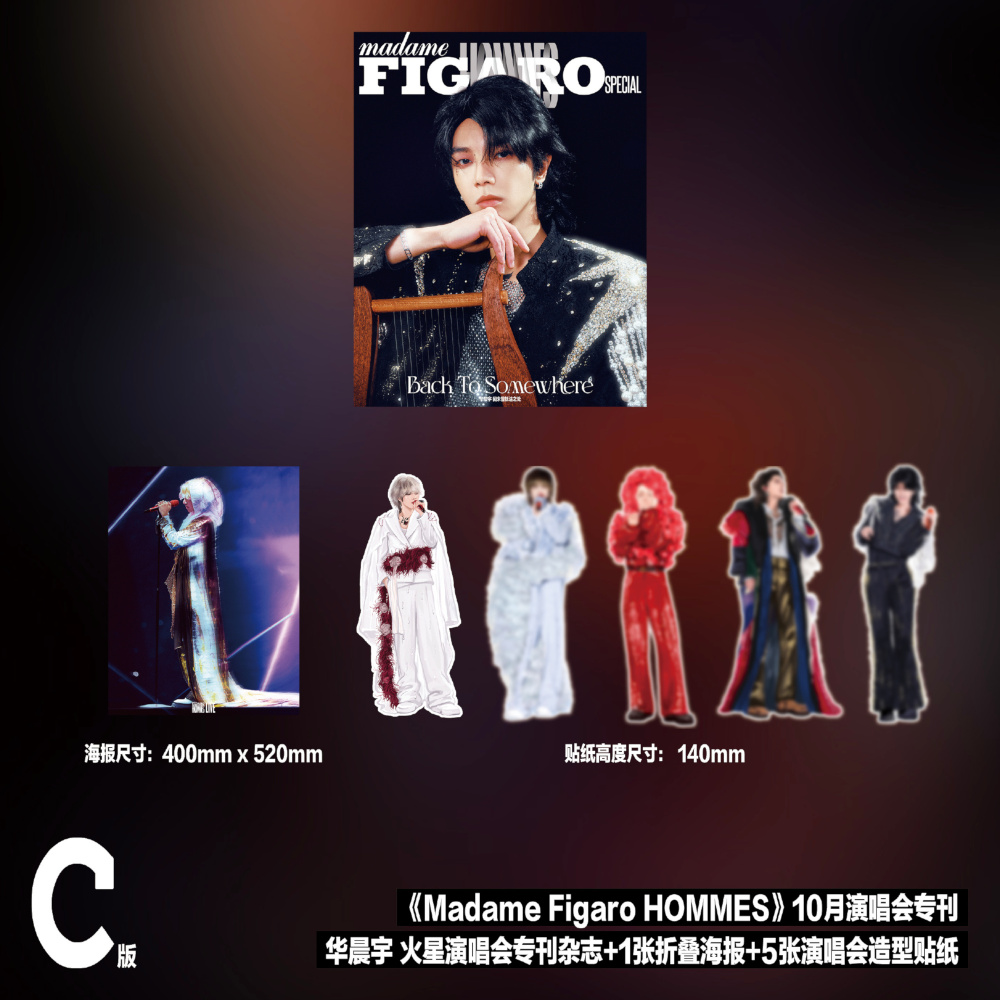 中国雑誌 費加羅 『Madame Figaro 費加羅男士 2024年10月C版（華晨宇