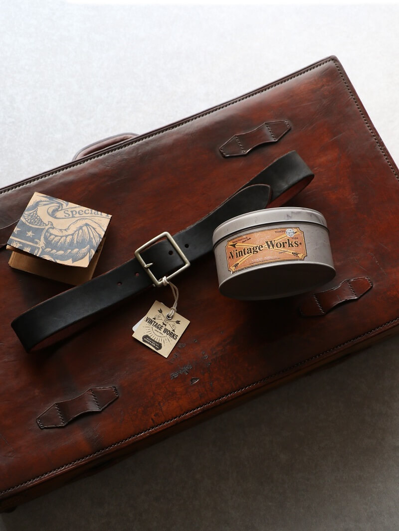 Vintage Works ヴィンテージワークス Leather belt 5Hole レザーベルト