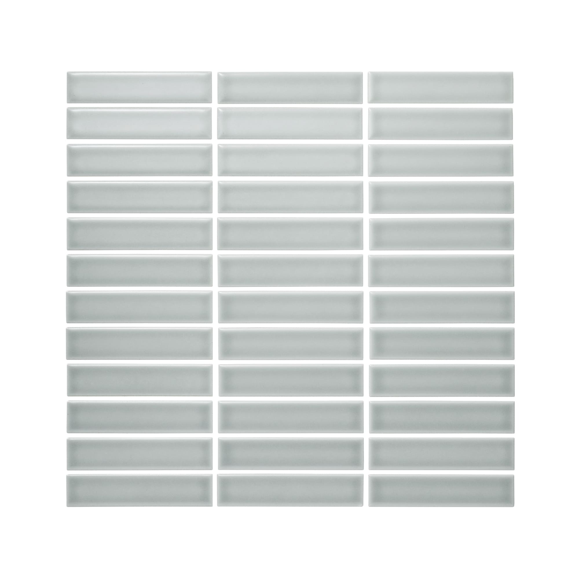 水彩タイル ボーダー スカイグレイ（シート） | WL-TL009-03G-G141