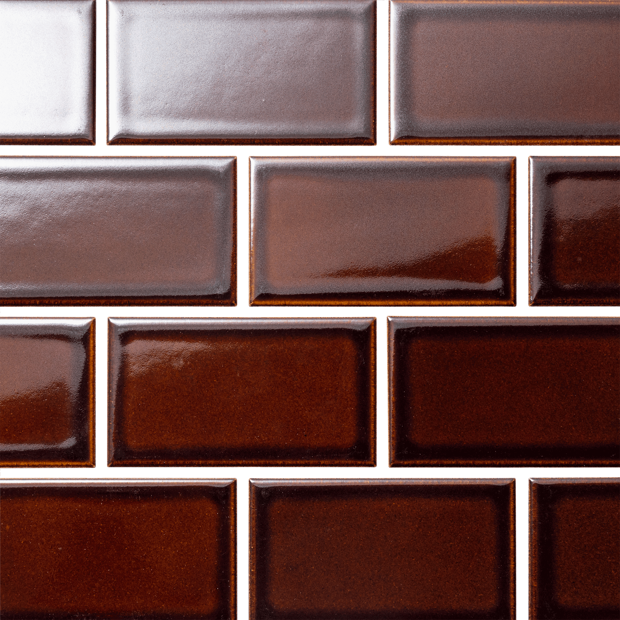 レトロエイジタイル ブラウン 小口平（ケース） | WL-TL014-06-G141