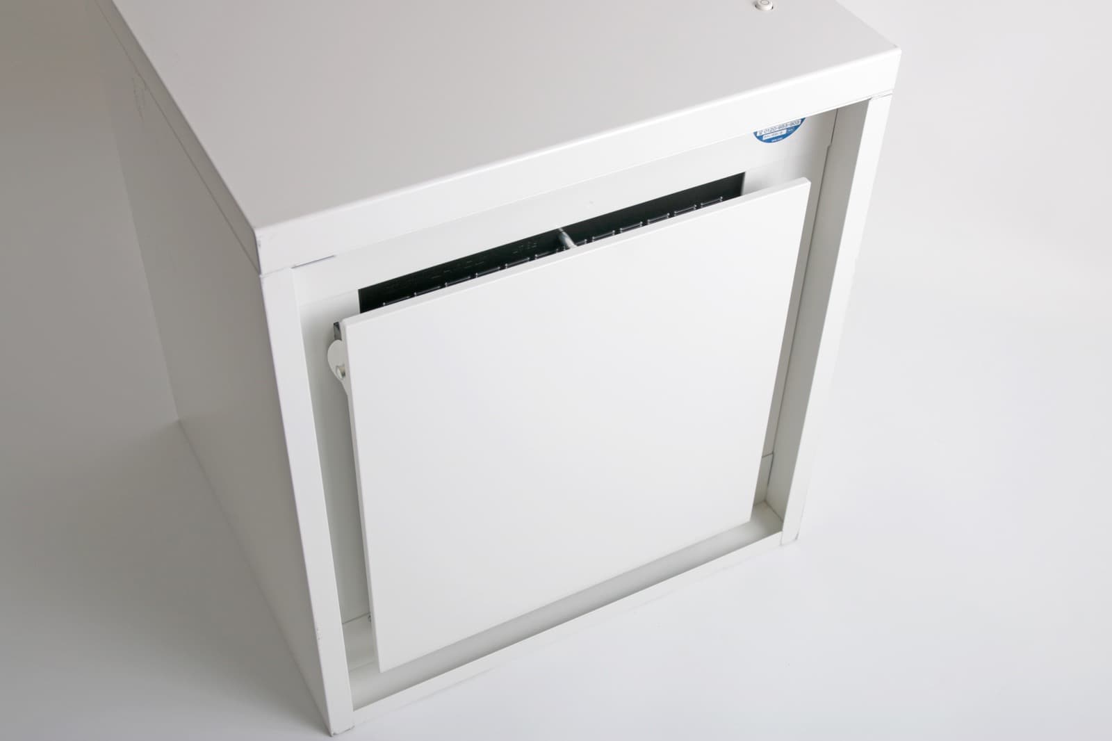 キューブ型レンジフード 照明なし W450×H400 ブラック | KB-KC019-03