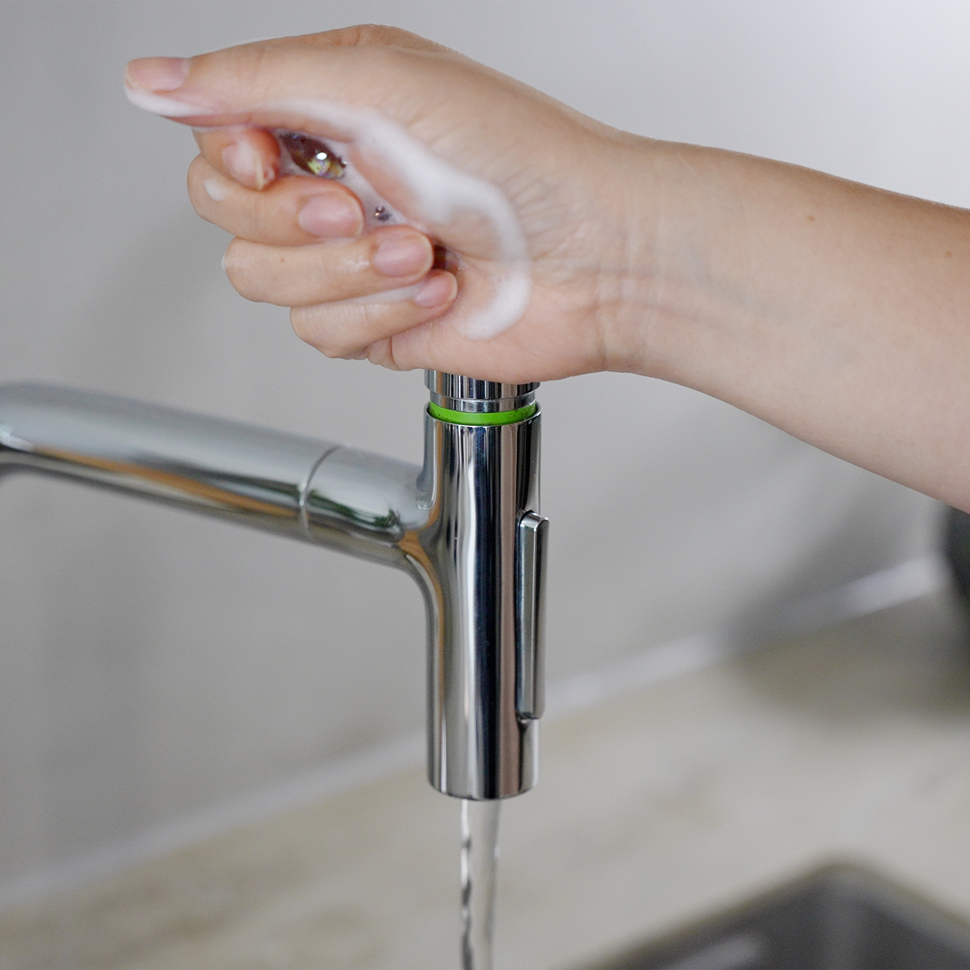 ハンマーヘッド水栓 ドロップレバー | KB-TP012-03-G141 | キッチン水