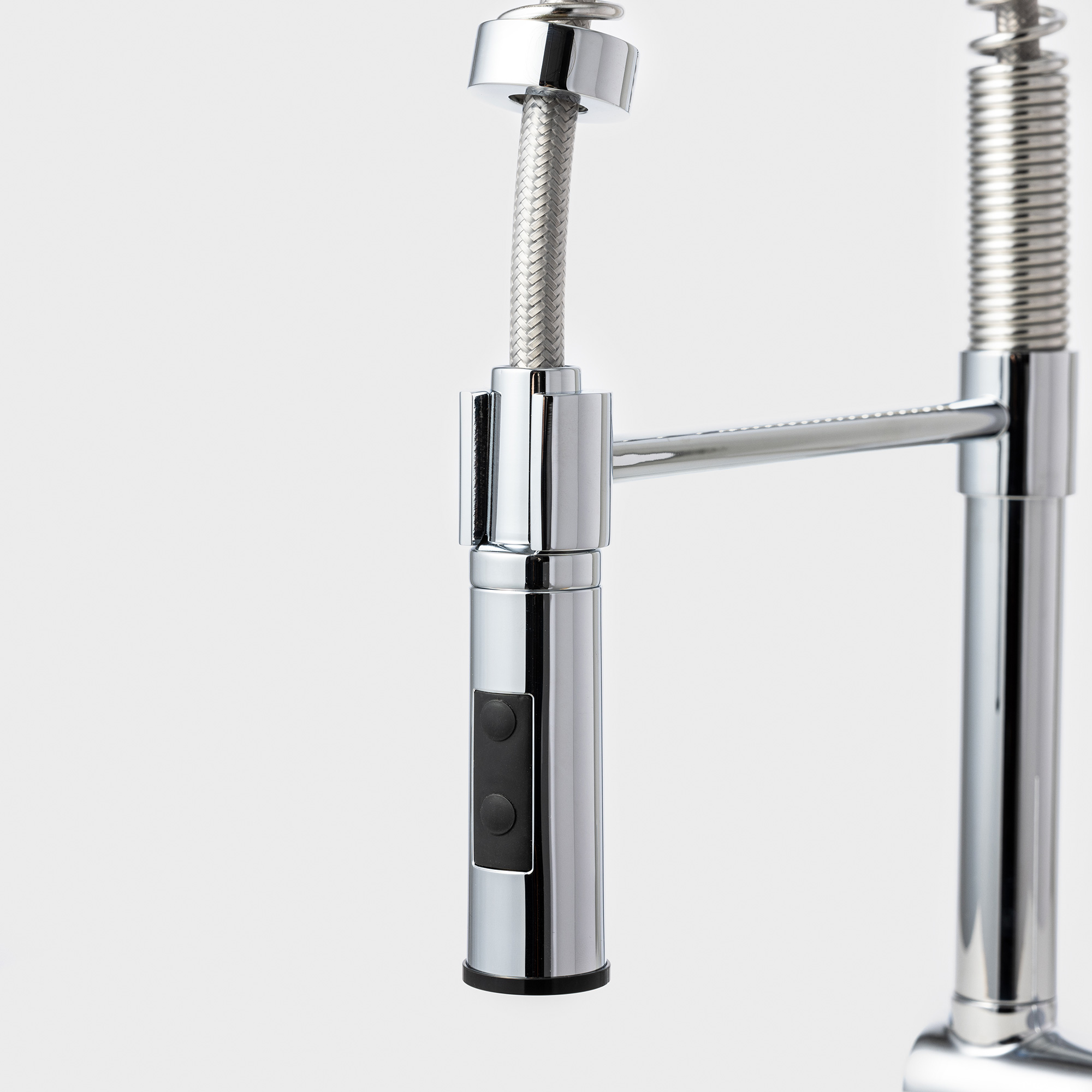 スプリングホース水栓 クローム | KB-TP013-01-G141 | キッチン水栓