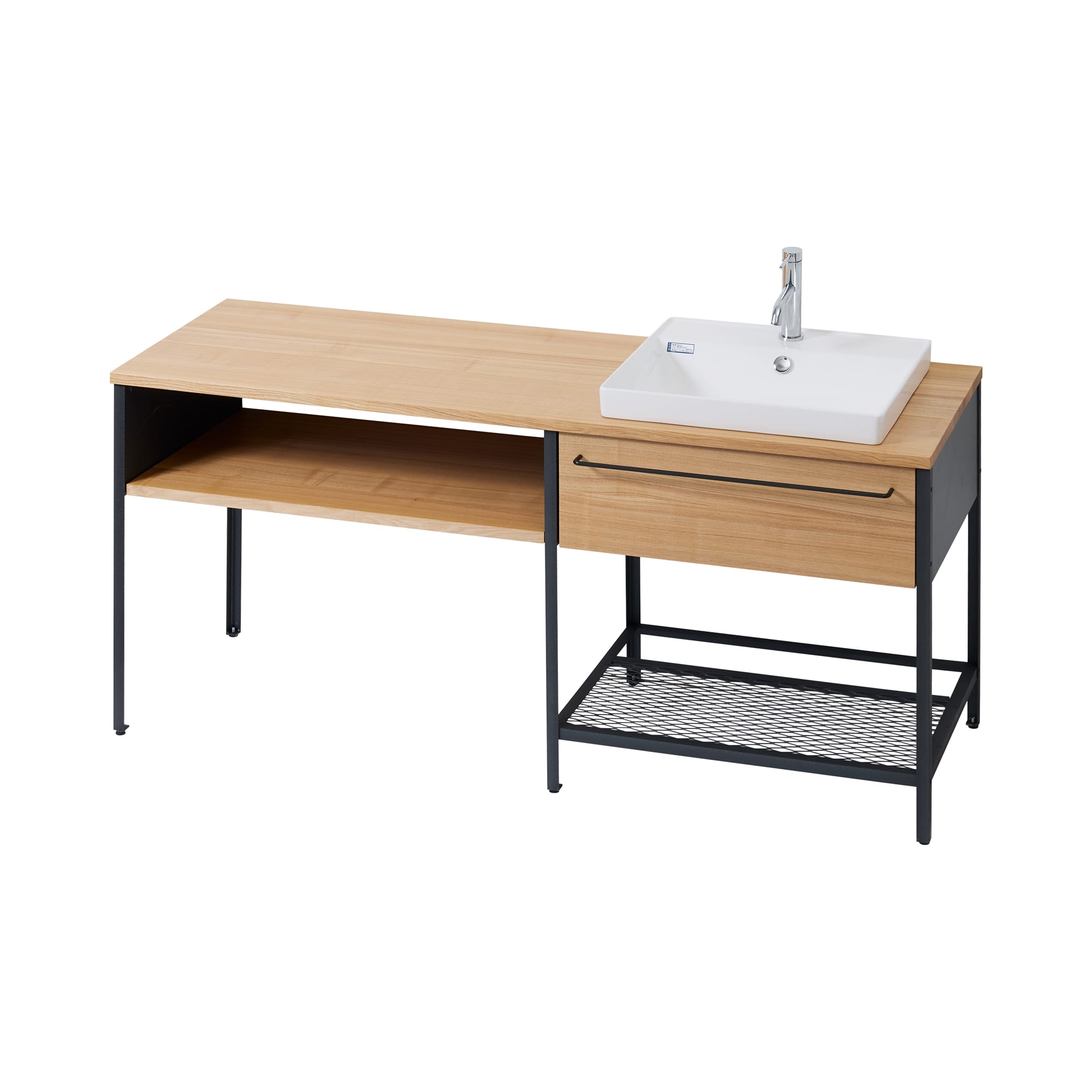 ワークカウンター洗面台 W1400～1800×D550 | KB-PR009-08-G201 | 洗面