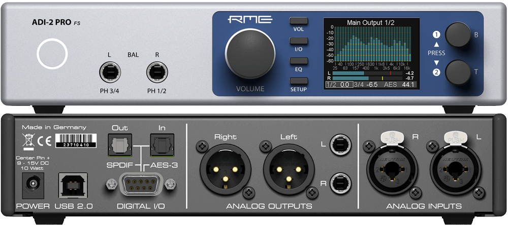 ADI-2-Pro FS - RME Audio Interfaces | Format Converters | Preamps
