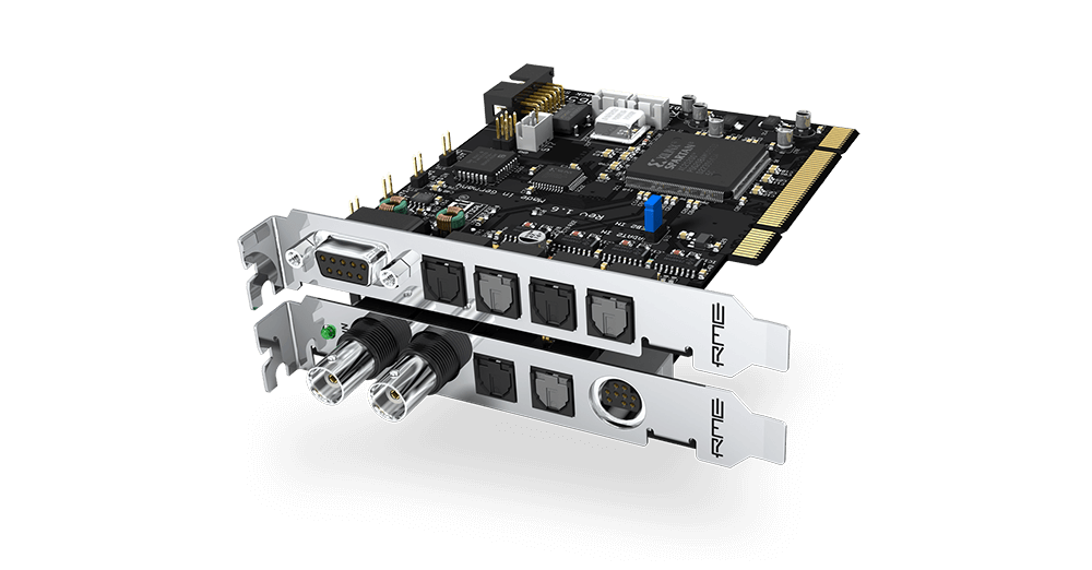 PCI Express Card Audio Interfaces with Multi-Format I/O - rme-usa.com