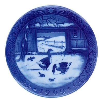 イヤープレート 1969年版 / 昭和44年|ロイヤル コペンハーゲン 公式