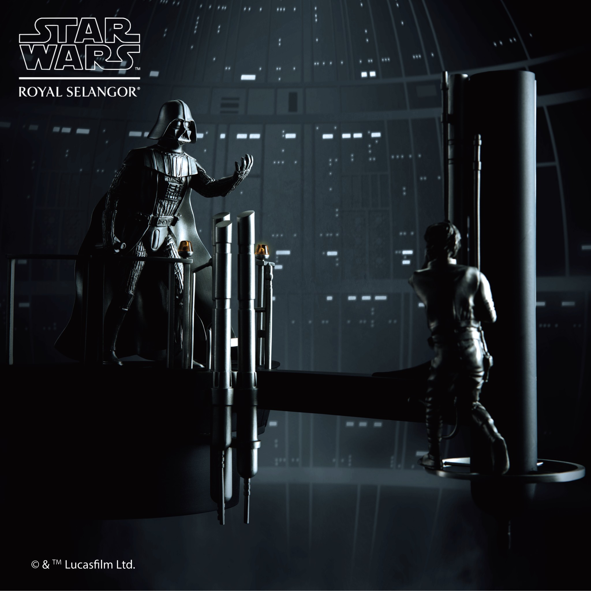 スター・ウォーズ ジオラマ ダース・ベイダー VS ルーク・スカイ