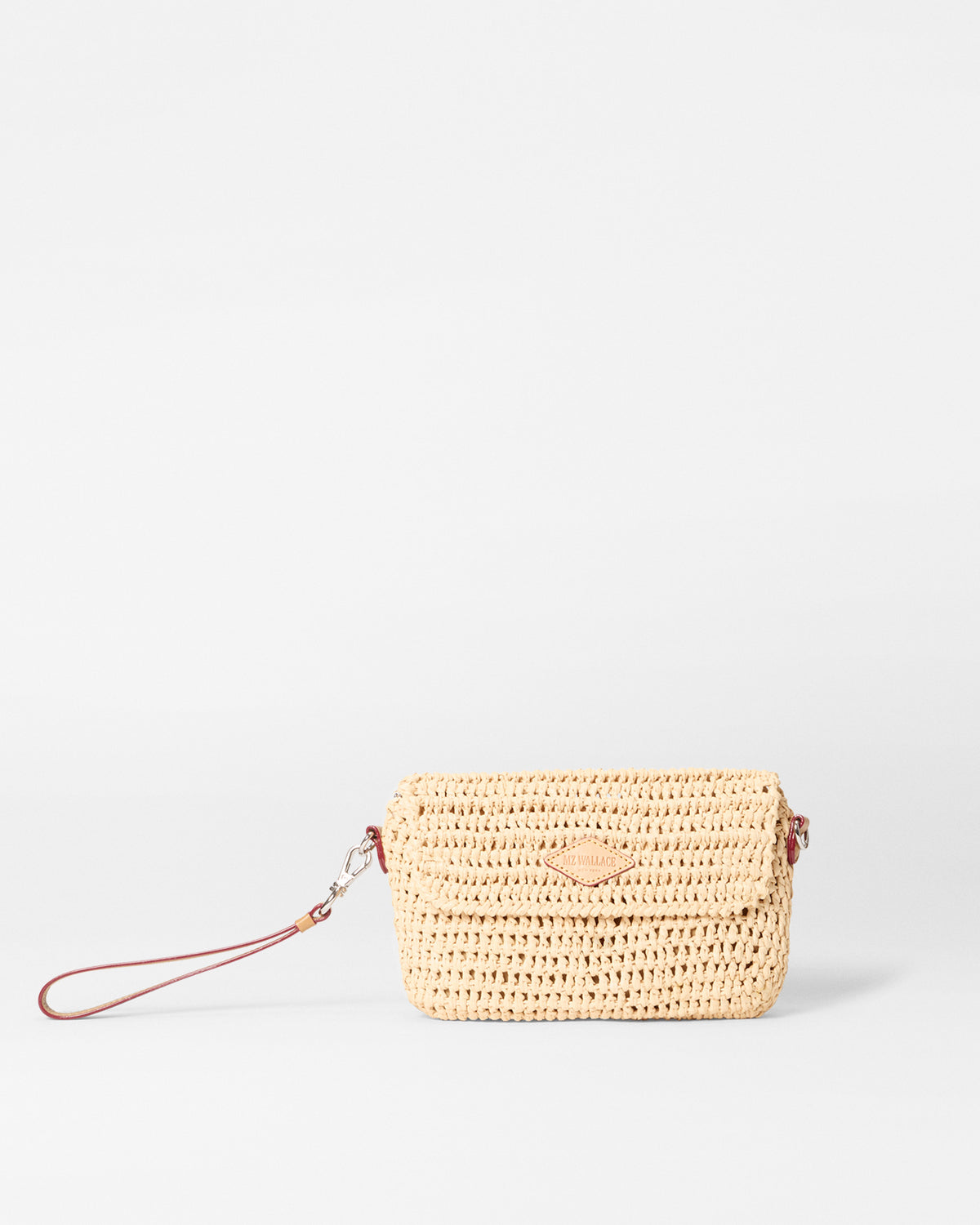 MZ Wallace Crochet Convertible Crossbody 1774N2405 | Camel Crochet