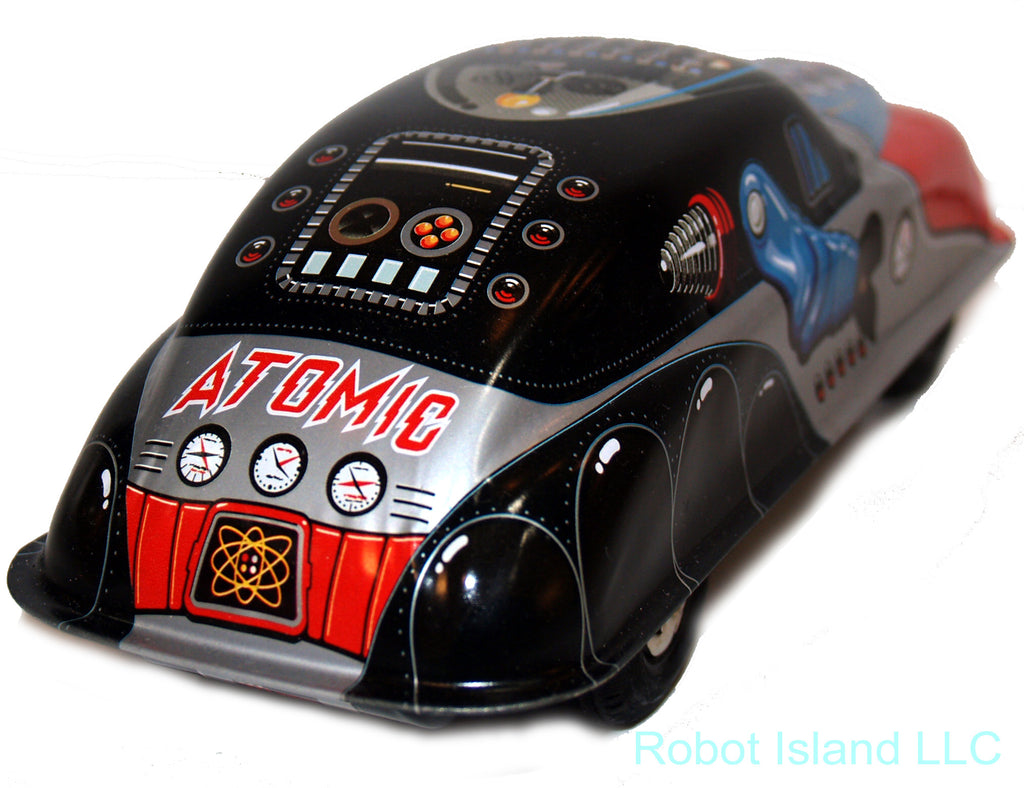 Robby the Robot Mr. Atomic Robot Space Car Tin Windup – Robot Island