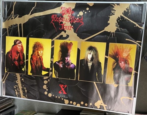 X Rose & Blood TOUR ポスター 再入荷 x japan | 音楽資料専門店
