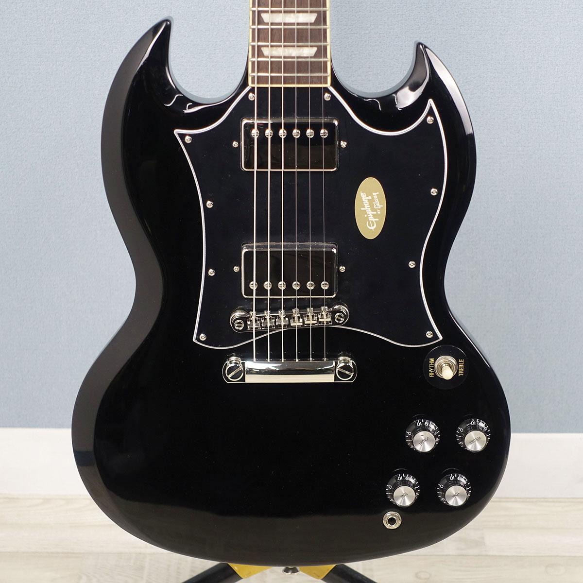 Epiphone SG gothブラックエレキギター Epiphone SG-75 Gothic（中古）【楽器検索デジマート】