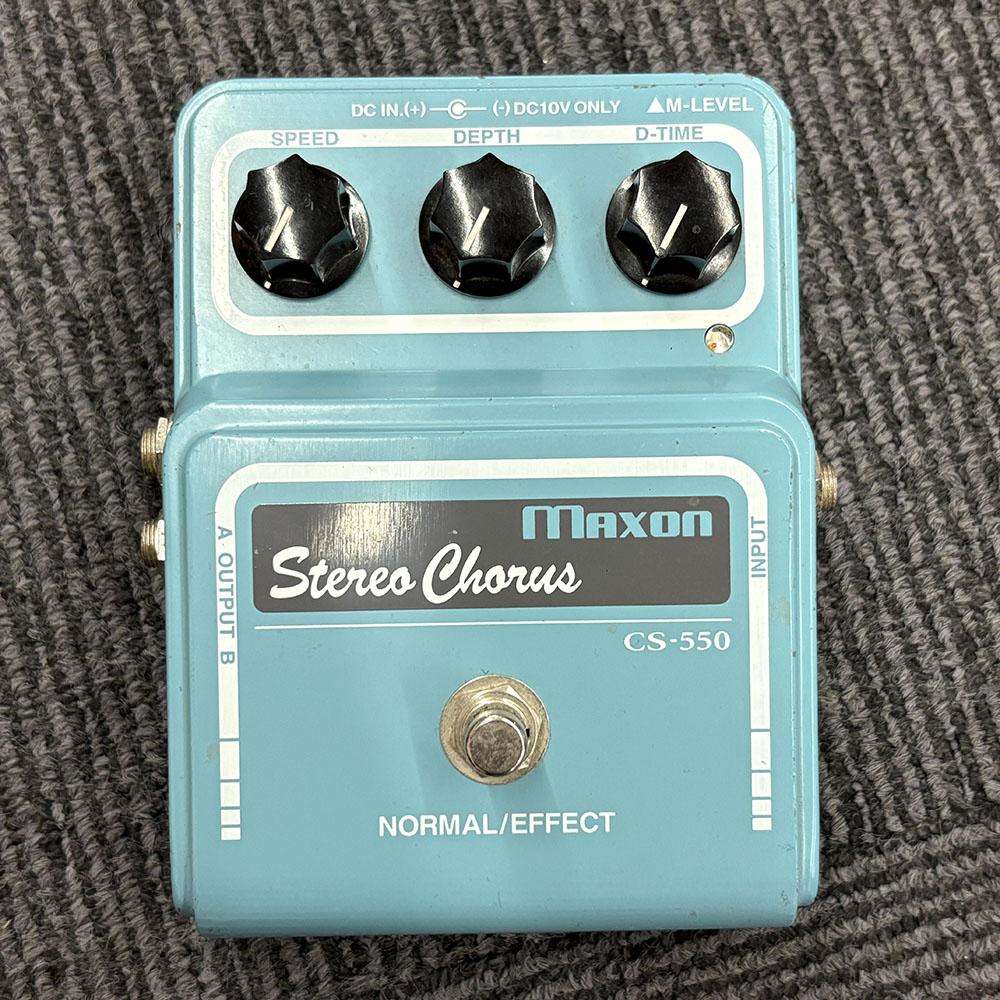 Maxon CS-550 ステレオコーラス MAXON CS-550 Stereo Chorus（管理番号：S038） - TOKYO EFFECTOR