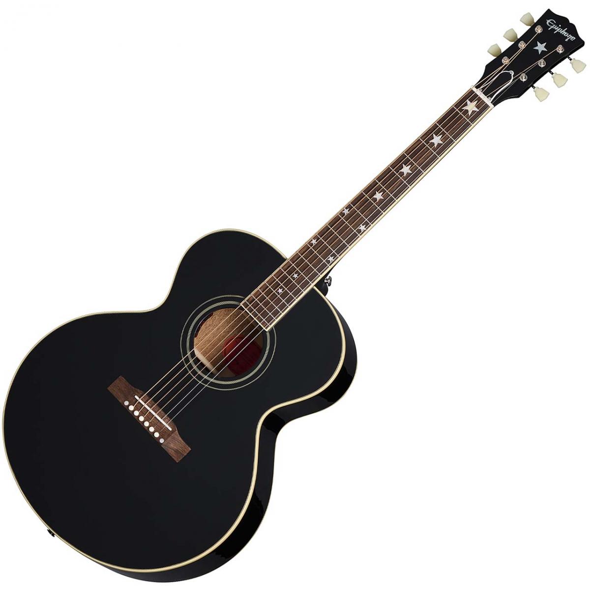 Epiphone J-180 LS Ebony <エピフォン>｜平野楽器 ロッキン オンライン