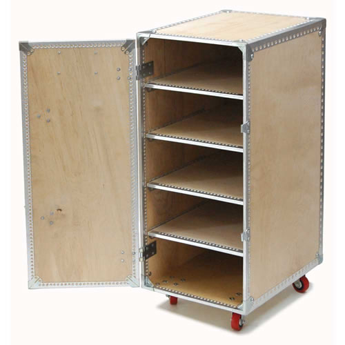 DULTON】Wooden cabinet w/castors 4layers (キャスター付き木製