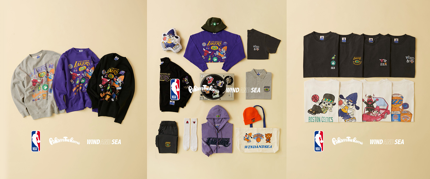 NBA x Parappa The Rapper x WIND AND SEA トリプルコラボ | RodneyFun