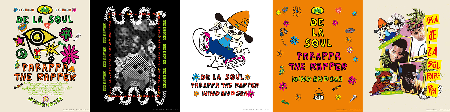 De La Soul × PARAPPA THE RAPPER × WIND AND SEA コラボ | RodneyFun