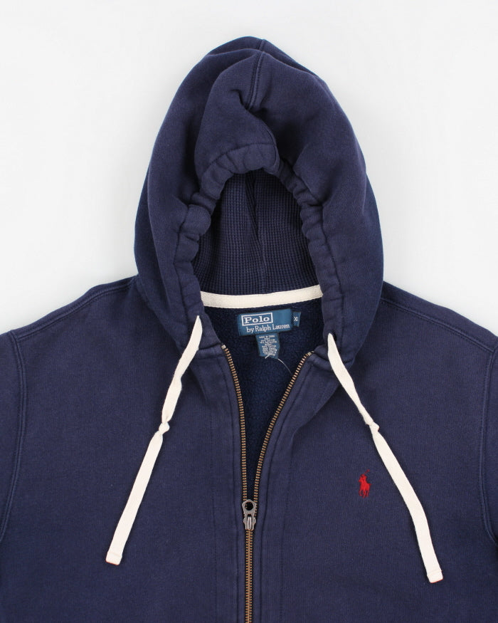 Vintage 90s Polo by Ralph Lauren Zip-Up Hoodie - XL – Rokit