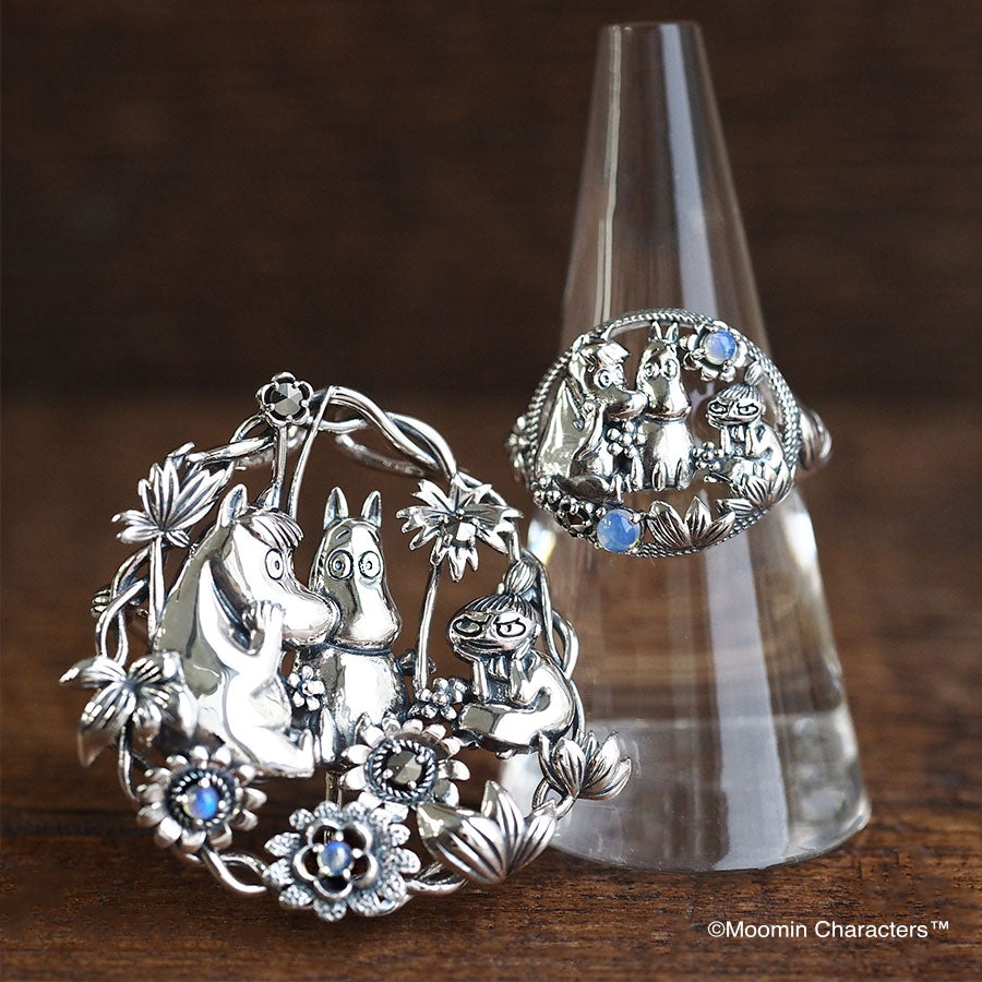 再入荷【ムーミン ジュエリー】ムーミンと仲間たち ブローチペンダント