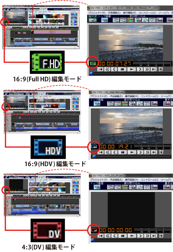 編集モードについて (Ver2) - DV-7HD 徹底活用ガイド