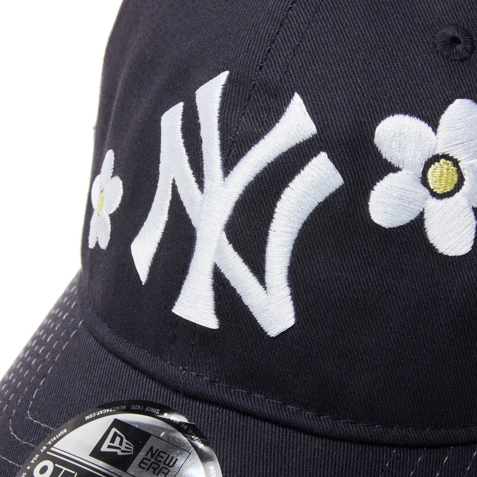 NEW ERA 9TWENTY MLB Flower Embroidery ニューヨーク・ヤンキース