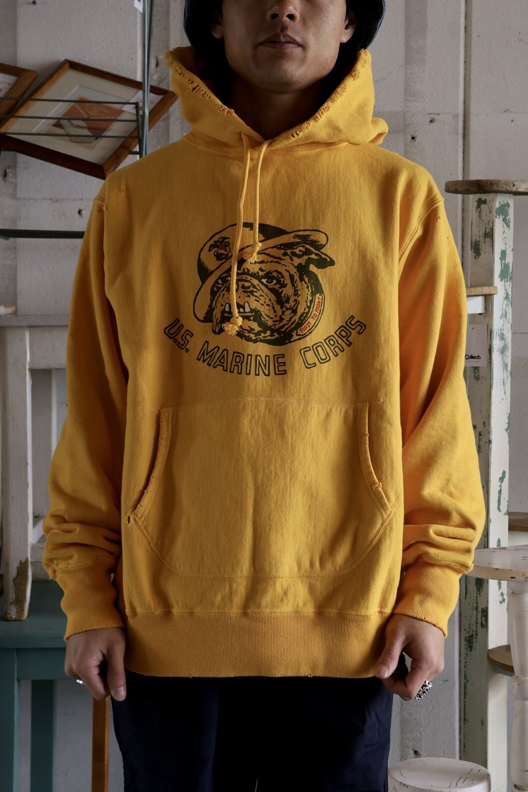 BOW WOW USMC BULLDOG HOODIE BW251-UBH 公式通販