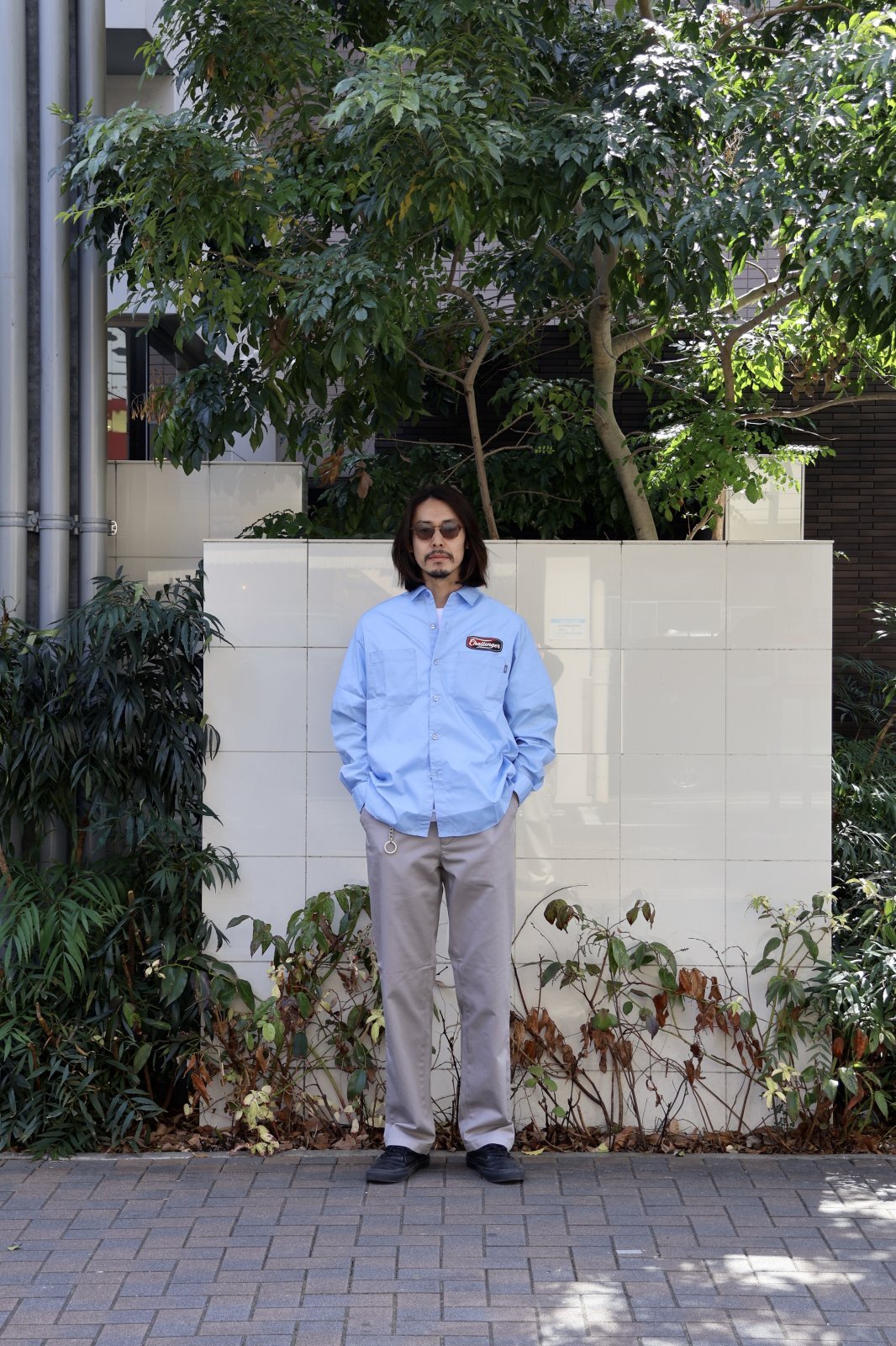 CHALLENGER L/S PATCHED WORK SHIRT CLG-SH 025-002 公式通販