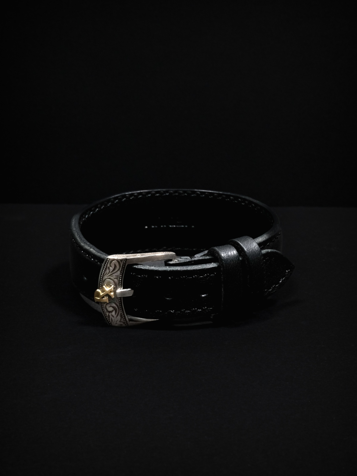 ANTIDOTE BUYERS CLUB Leather Bracelet (Silver950×Gold) RX-134-2