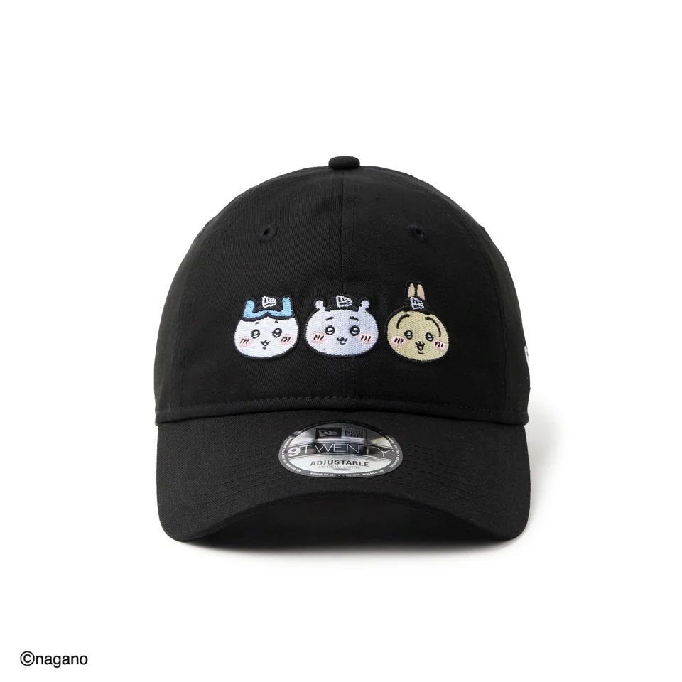 NEW ERA 9TWENTY ちいかわ / ちいかわ・ハチワレ・うさぎ ブラック