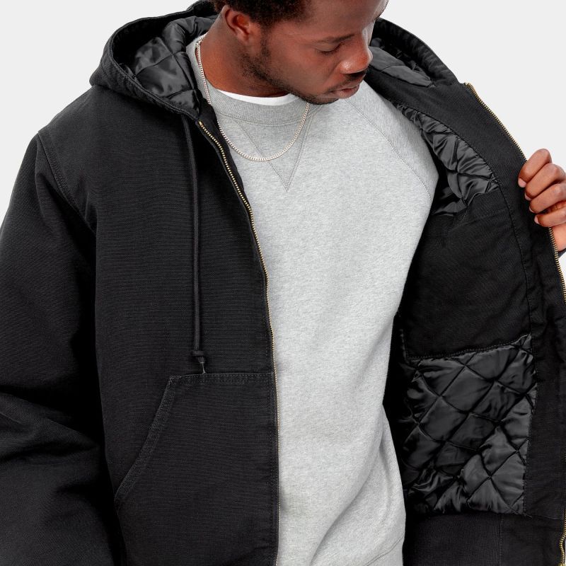 CARHARTT WIP OG ACTIVE JACKET (Black (aged canvas)) I027360-23AW