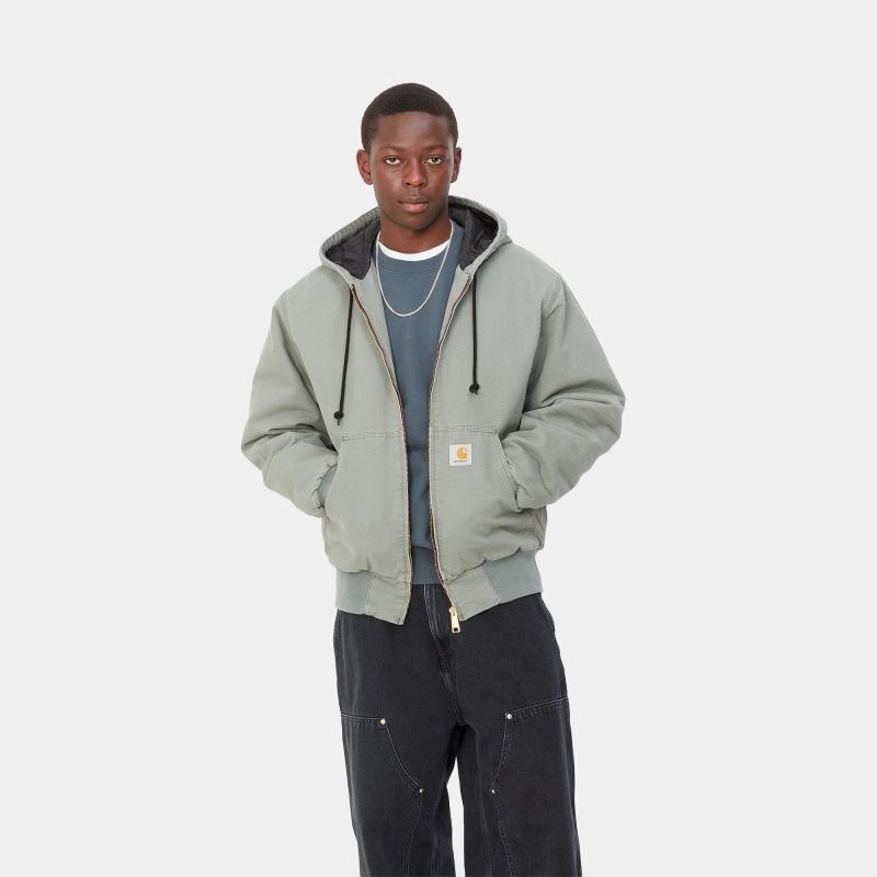 CARHARTT WIP OG ACTIVE JACKET (Smoke Green (aged canvas)) I027360