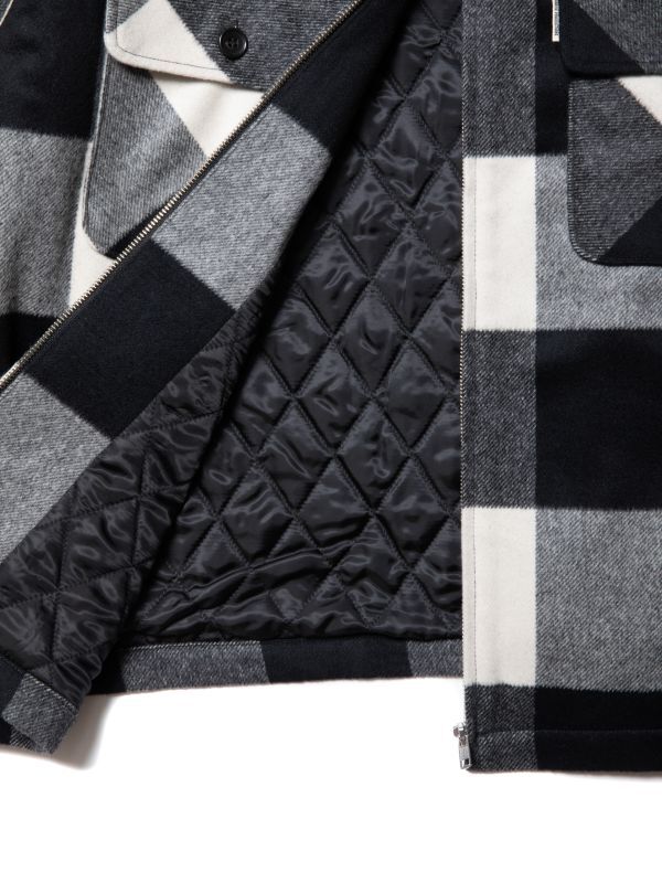 COOTIE Buffalo Check Wool Zip Up CPO Jacket CTE-23A214 公式通販