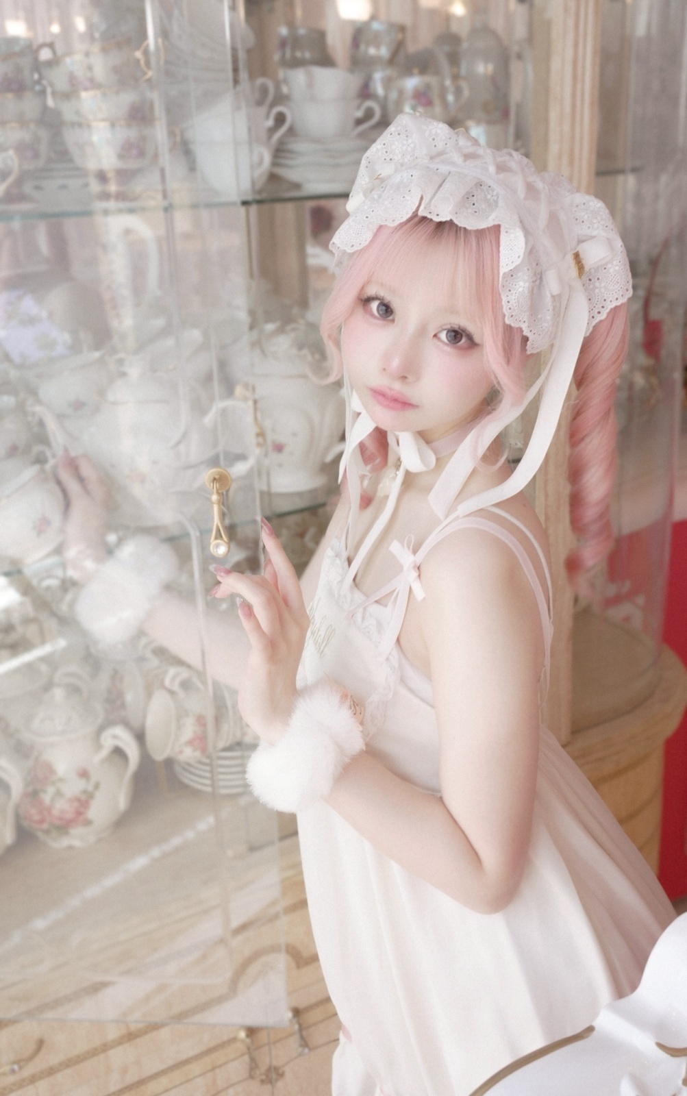 lace ribbon head dress（レースリボンヘッドドレス） - RoseMarie seoir