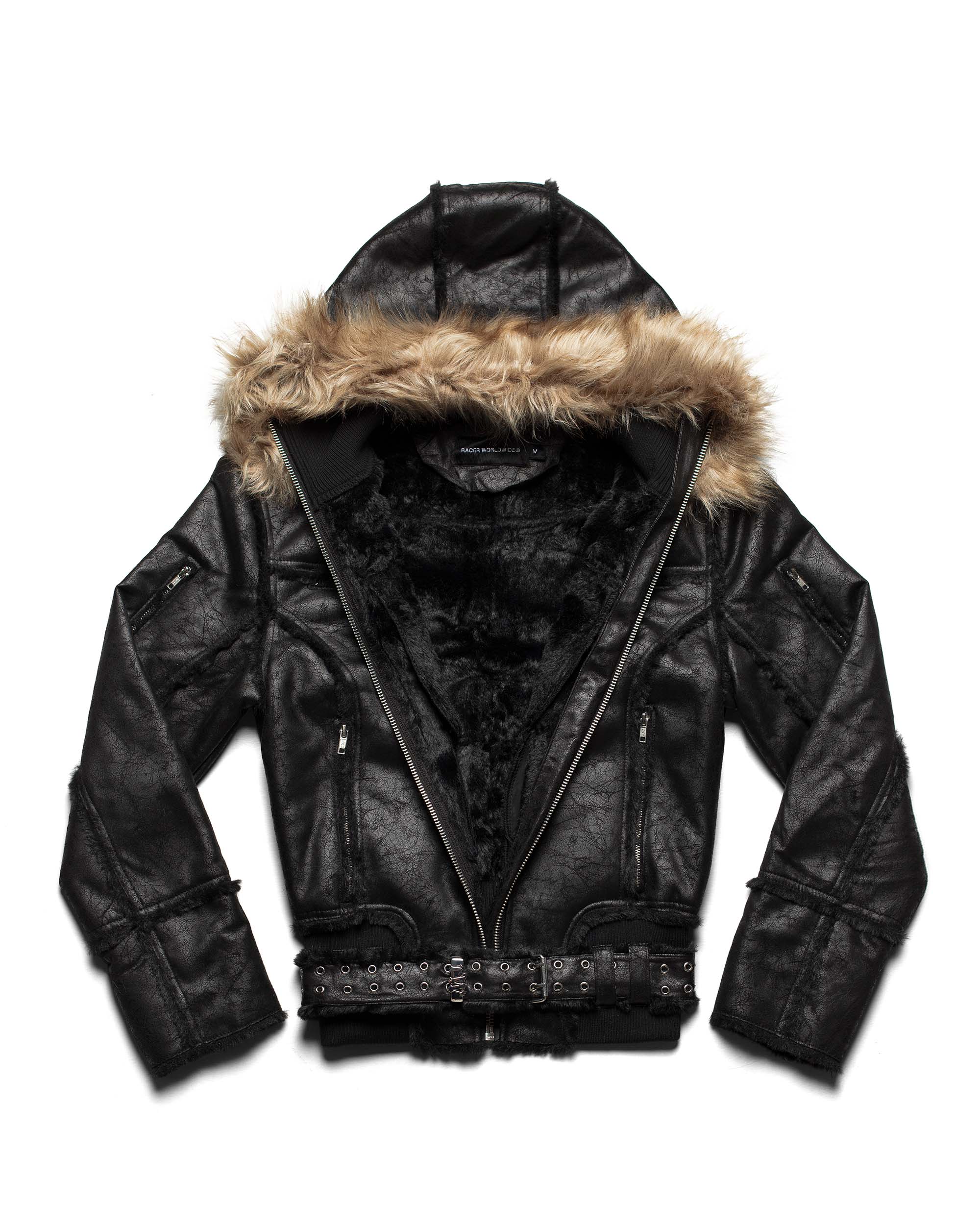 Black Sheepskin Jacket – Racer Worldwide