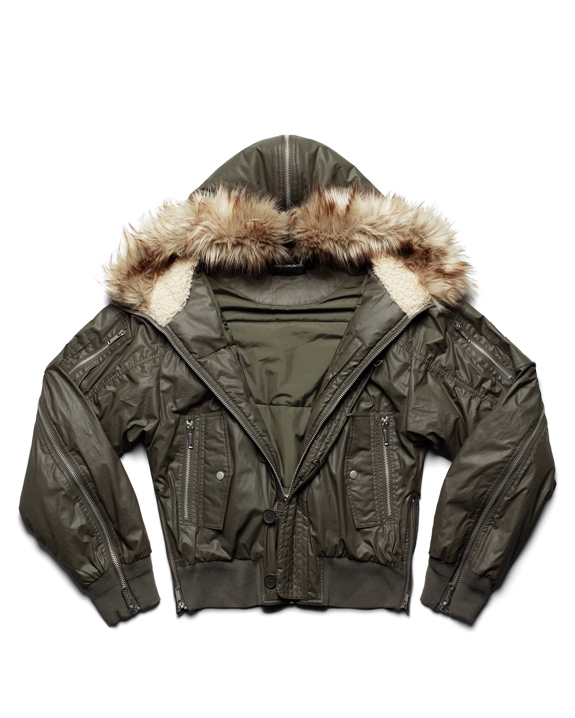 Green Waxed Aviator Bomber – Racer Worldwide