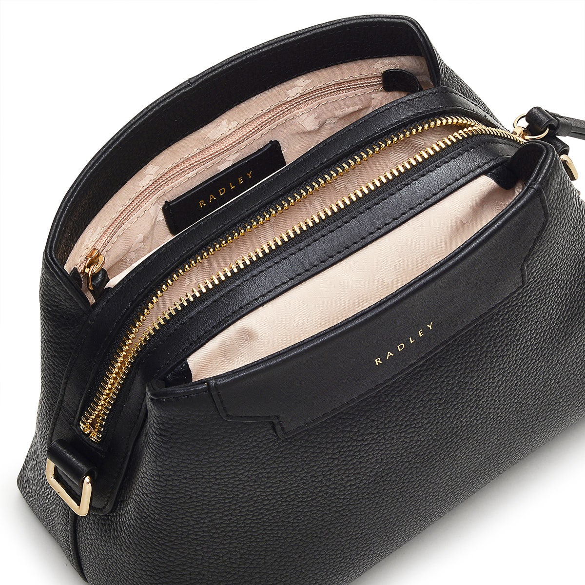 Black Small Ziptop Crossbody | Piccardy Hill 2.0 AW24 | Radley London