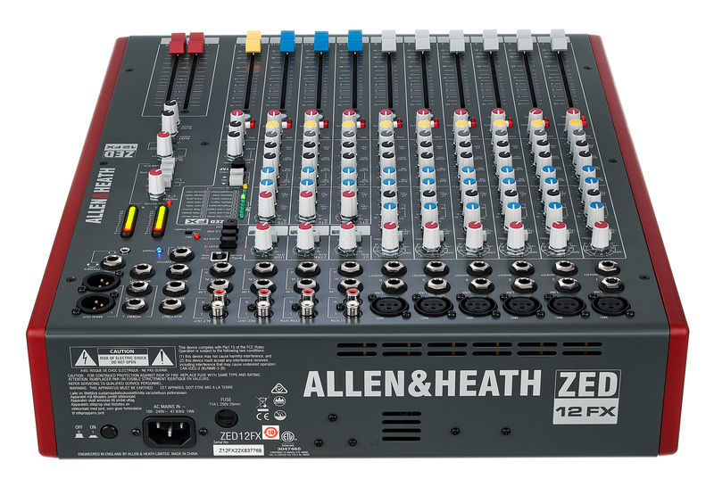 Allen & Heath mixer analogico ZED-12FX - Raffaele Inghilterra
