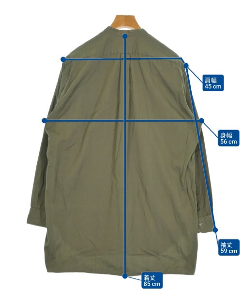 COMOLI（コモリ）カジュアルシャツ カーキ サイズ:2(M位) メンズ