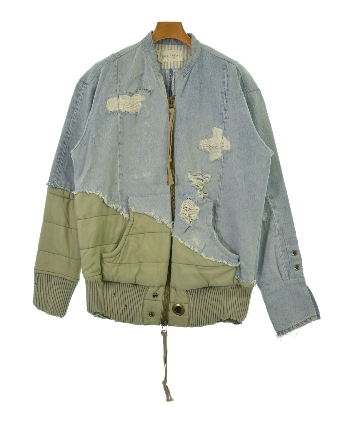 GREG LAUREN（グレッグローレン）デニムジャケット 青 サイズ:2(M位