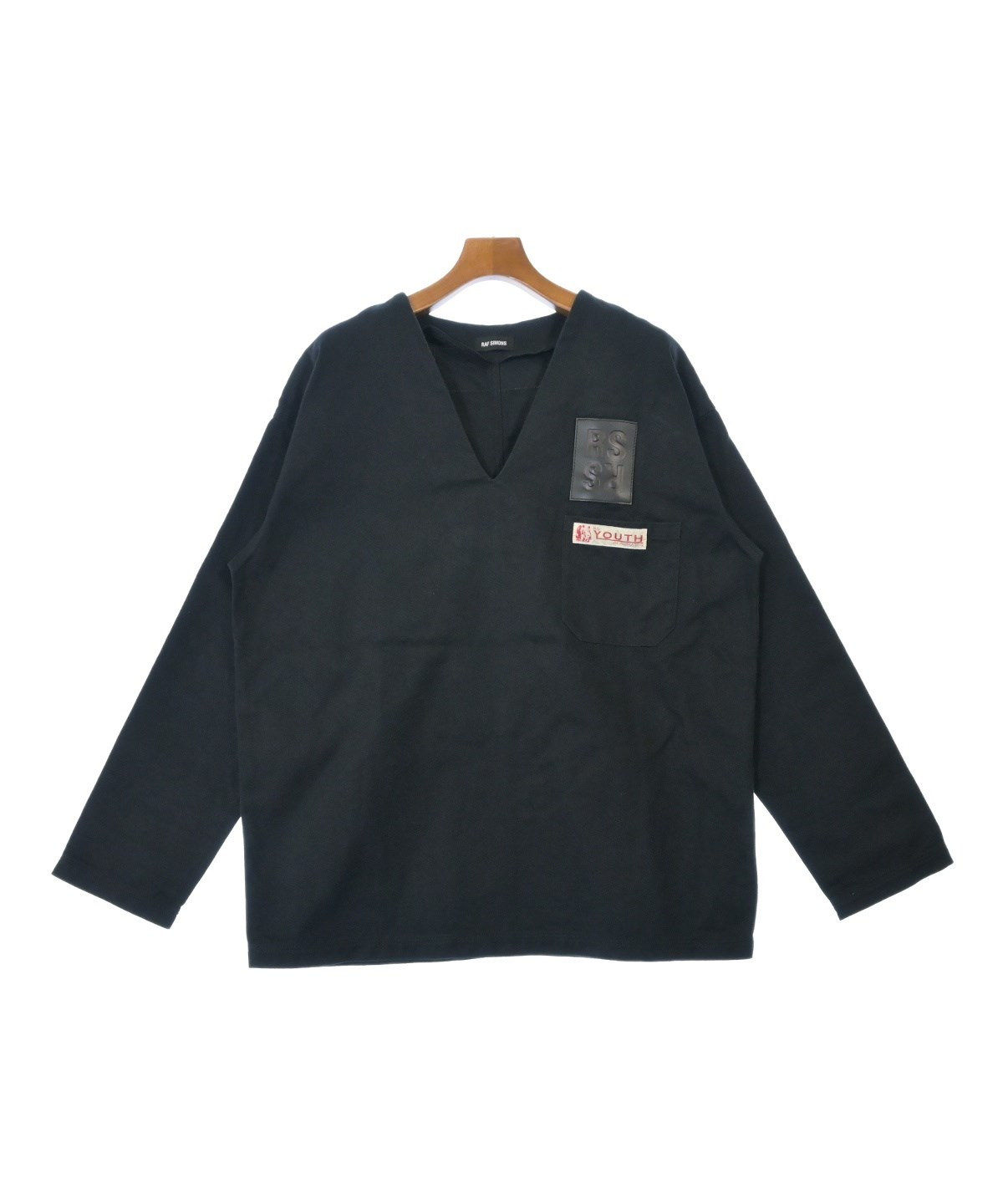 RAF SIMONS（ラフシモンズ）カジュアルシャツ 黒 サイズ:M メンズ